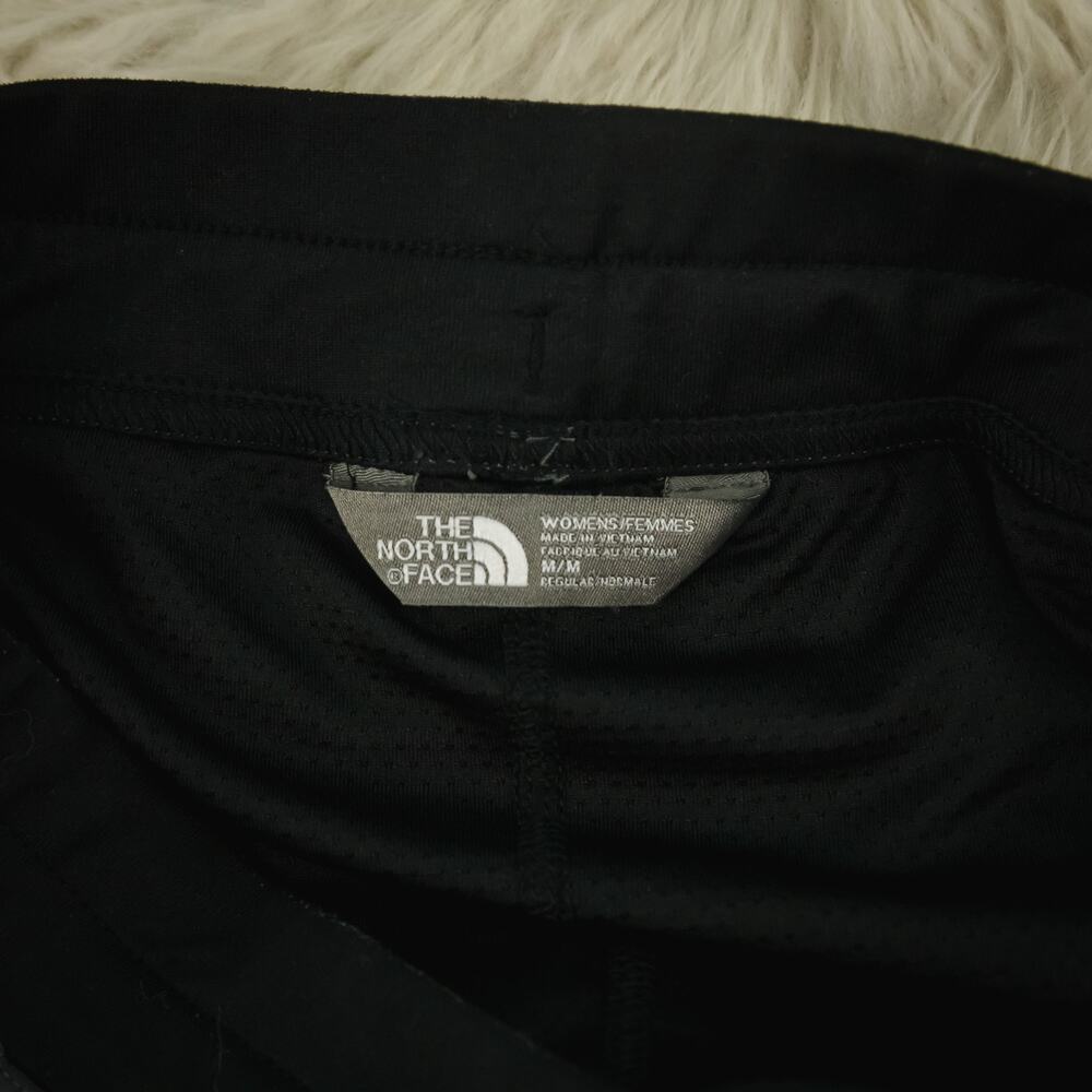 The North Face Size Medium M Gray Black Drawstring Zip Pocket Athletic Skort - Picture 6 of 9